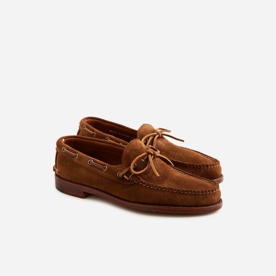 Best J.Crew Rancourt & Co. X J.Crew Gilman Camp-Mocs In English Suede