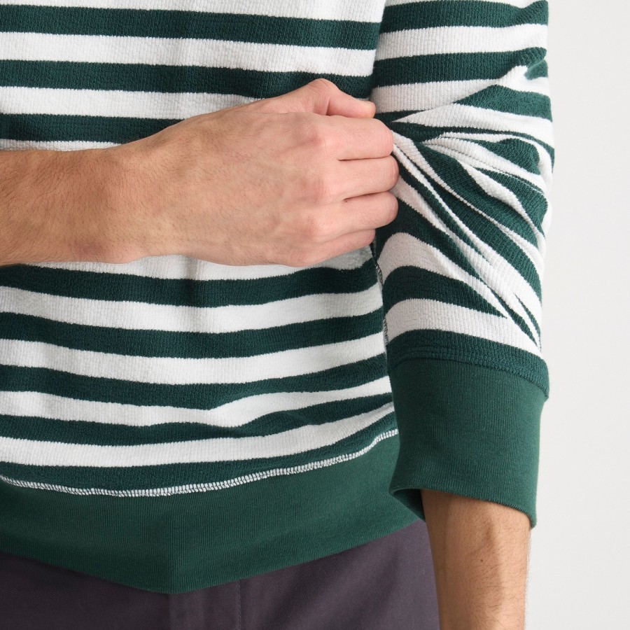 Best J.Crew Long-Sleeve Textured Sweater-Tee In Stripe