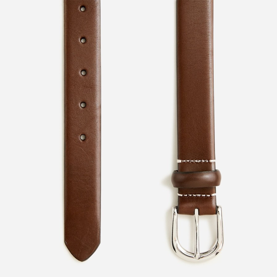 Online J.Crew Leather Round-Buckle Dress Belt