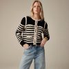 Wholesale J.Crew Odette Sweater Lady Jacket In Striped Boucle