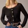 Wholesale J.Crew Crochet Cropped Cardigan Sweater