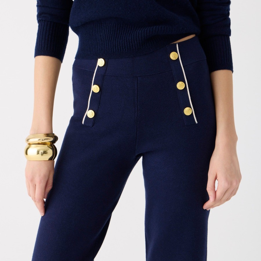 Clearance J.Crew Delaney Full-Length Sailor Sweater-Pant