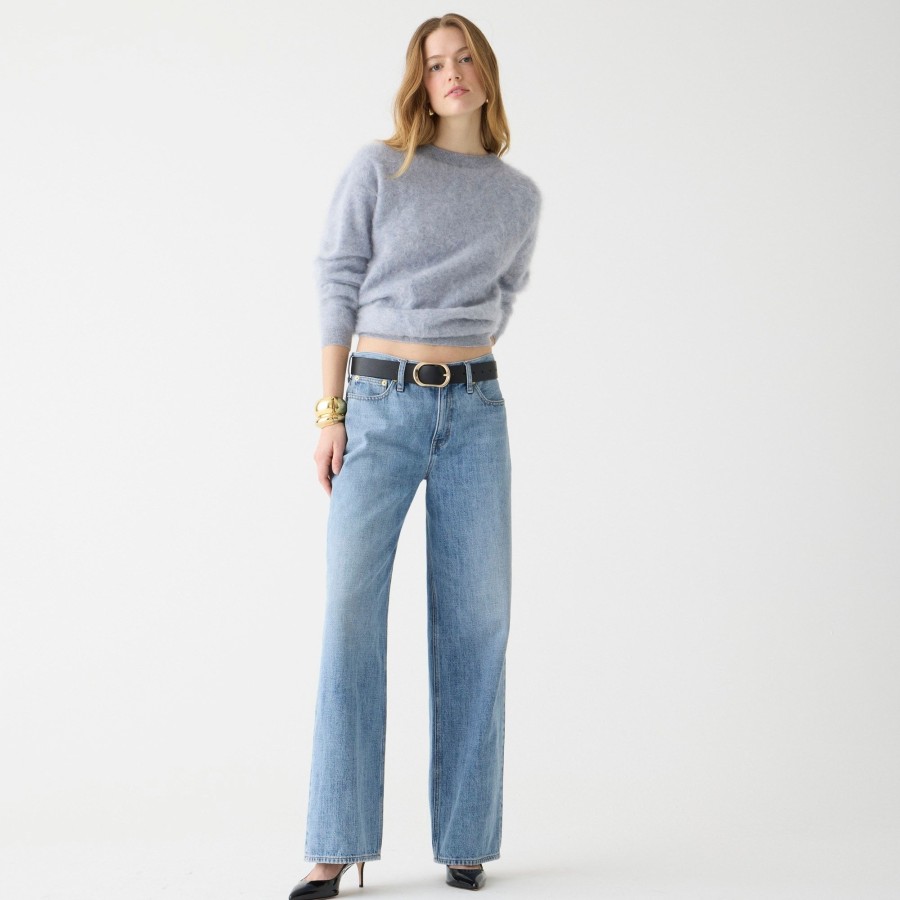 Online J.Crew Lower-Rise Wide-Leg Jean In Sydney Wash