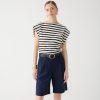 Hot J.Crew High-Rise Trouser Short In City Twill