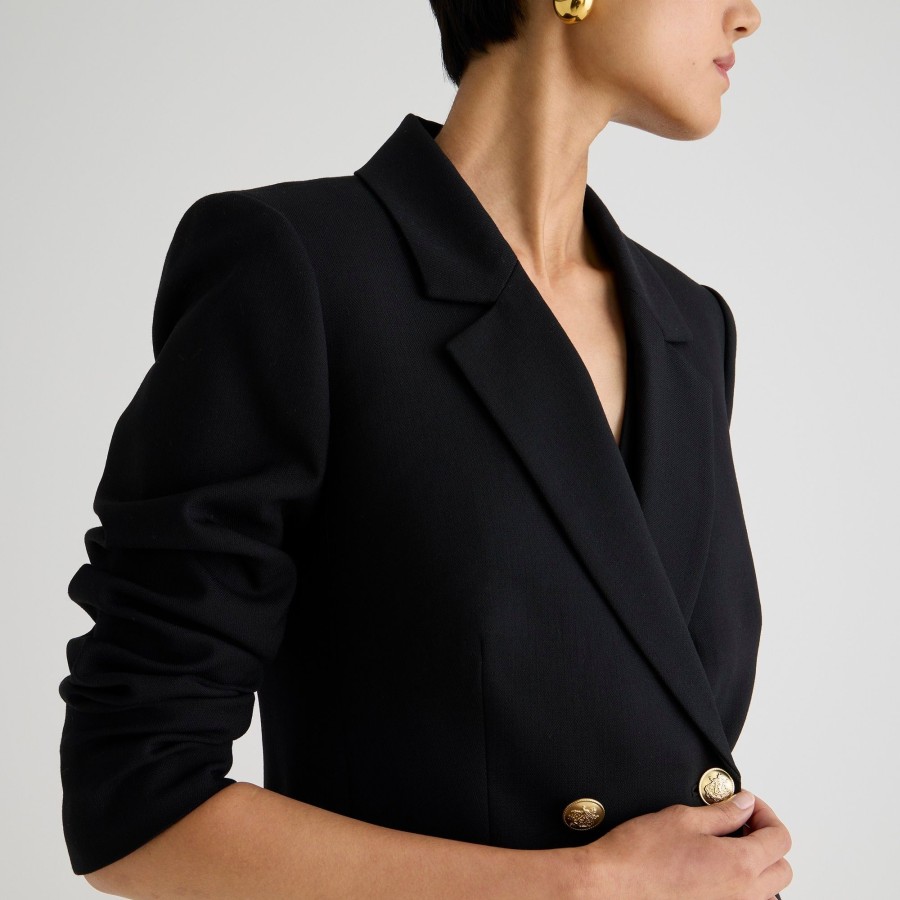 Hot J.Crew Petite Devon Blazer In Italian City Wool Blend