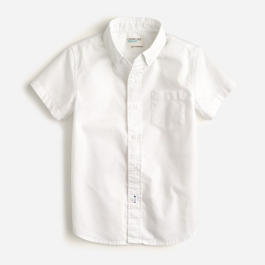 Clearance J.Crew Kids' Short-Sleeve Stretch Poplin Button-Down