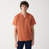 Best J.Crew Short-Sleeve Textured Cotton Camp-Collar Shirt