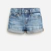 Best J.Crew Girls' Cuffed Denim Short In Island Wash