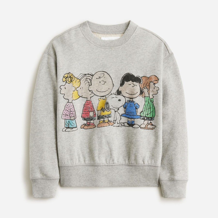 Online J.Crew Kids' Peanuts® X Crewcuts Snoopy Graphic Crewneck Sweatshirt