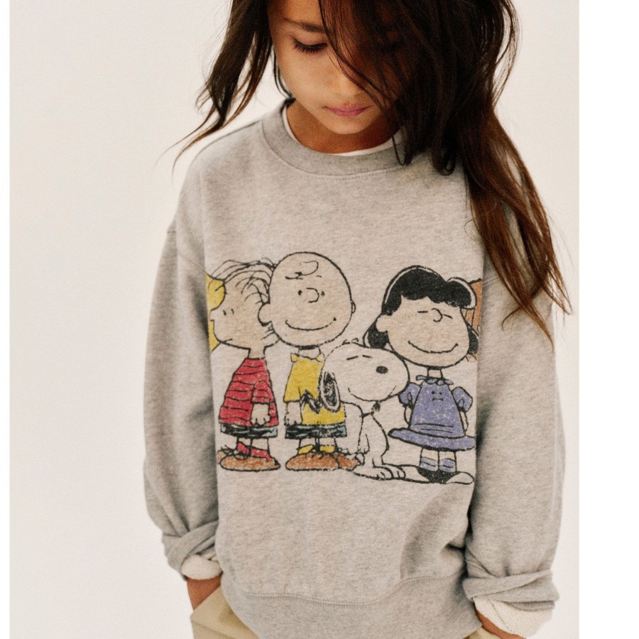 Online J.Crew Kids' Peanuts® X Crewcuts Snoopy Graphic Crewneck Sweatshirt