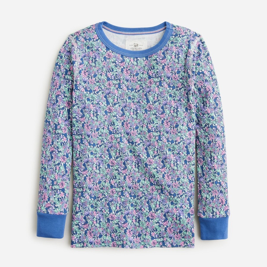 New J.Crew Girls' Long-Sleeve Printed Sleep Set