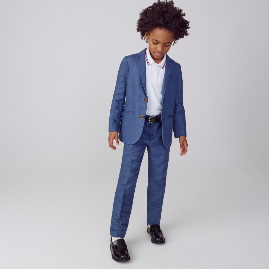 Clearance J.Crew Boys' Ludlow Unstructured Suit Pant In Linen