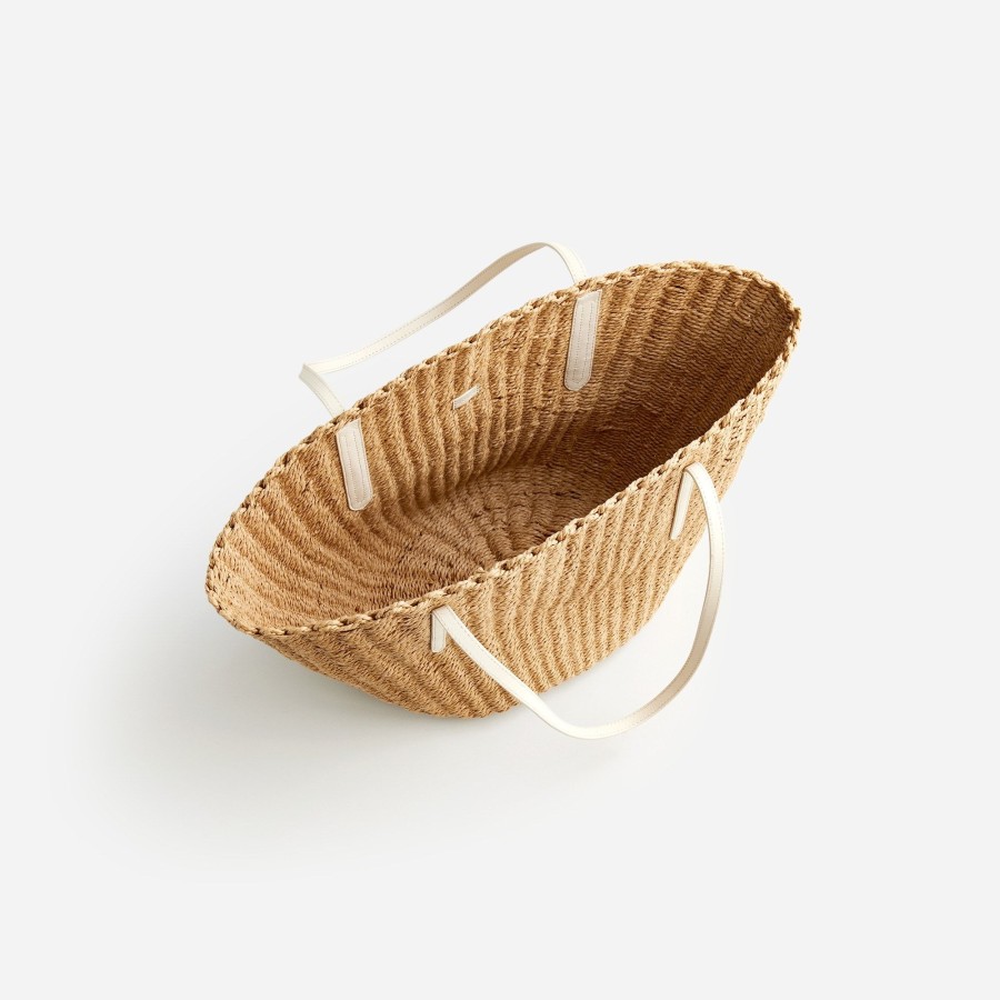 Clearance J.Crew Como Woven Straw Tote