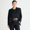 Online J.Crew Greta Blazer In Stretch Linen Blend