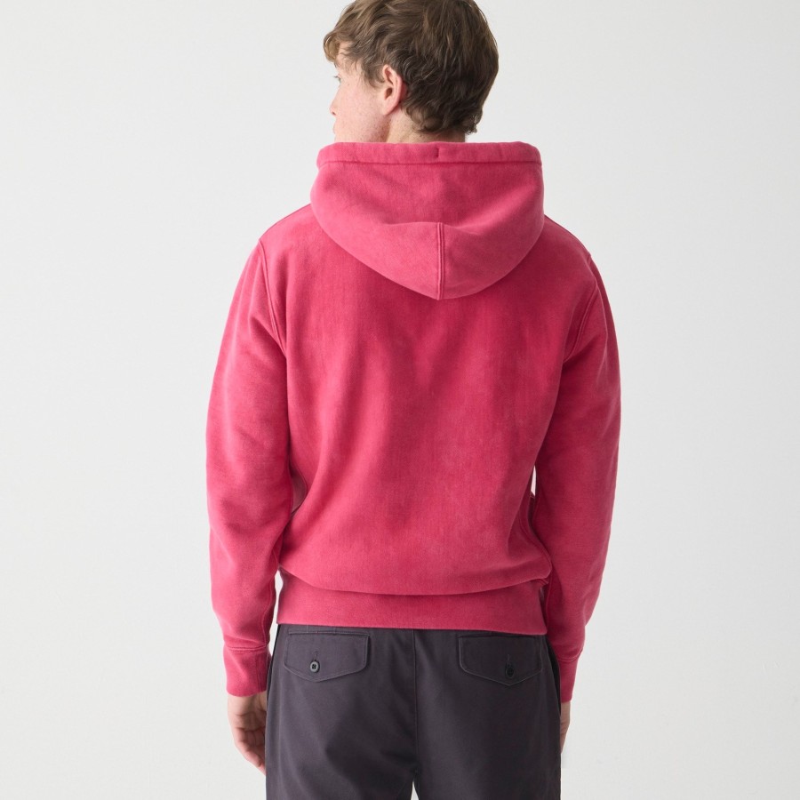 Clearance J.Crew Washed Heritage 14 Oz. Fleece Hoodie