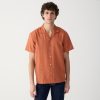 Hot J.Crew Short-Sleeve Textured Cotton Camp-Collar Shirt