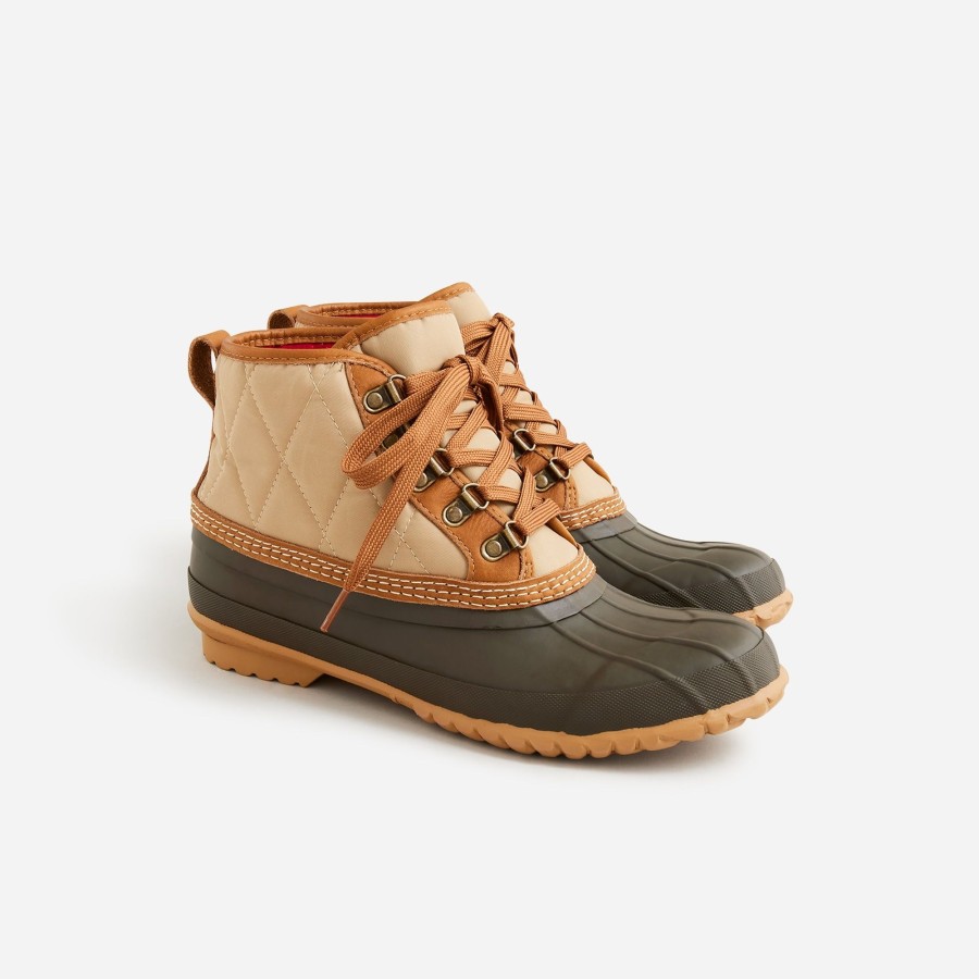 Hot J.Crew Heritage Duck Boots In Quilted Nylon