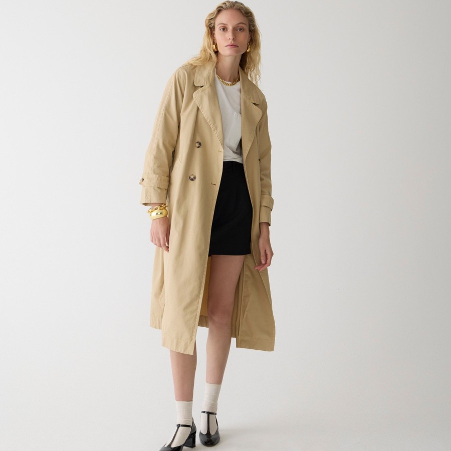 Wholesale J.Crew Relaxed Heritage Trench Coat In Chino